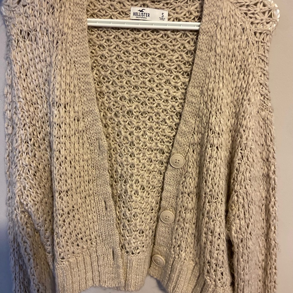 Hollister Women's Knit Sweater in Cream